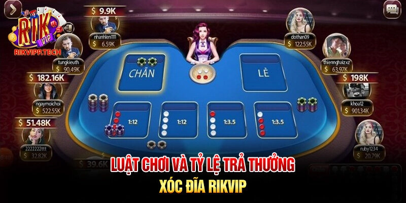 Luật chơi và tỷ lệ trả thưởng xóc đĩa Rikvip Luật chơi và tỷ lệ trả thưởng xóc đĩa Rikvip