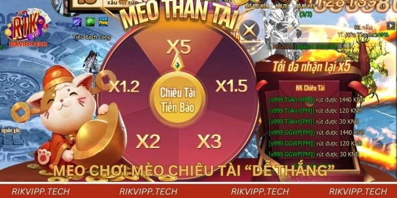 Mẹo chơi mèo chiêu tài “dễ thắng” từ chuyên gia Rikvip Mẹo chơi mèo chiêu tài “dễ thắng” từ chuyên gia Rikvip